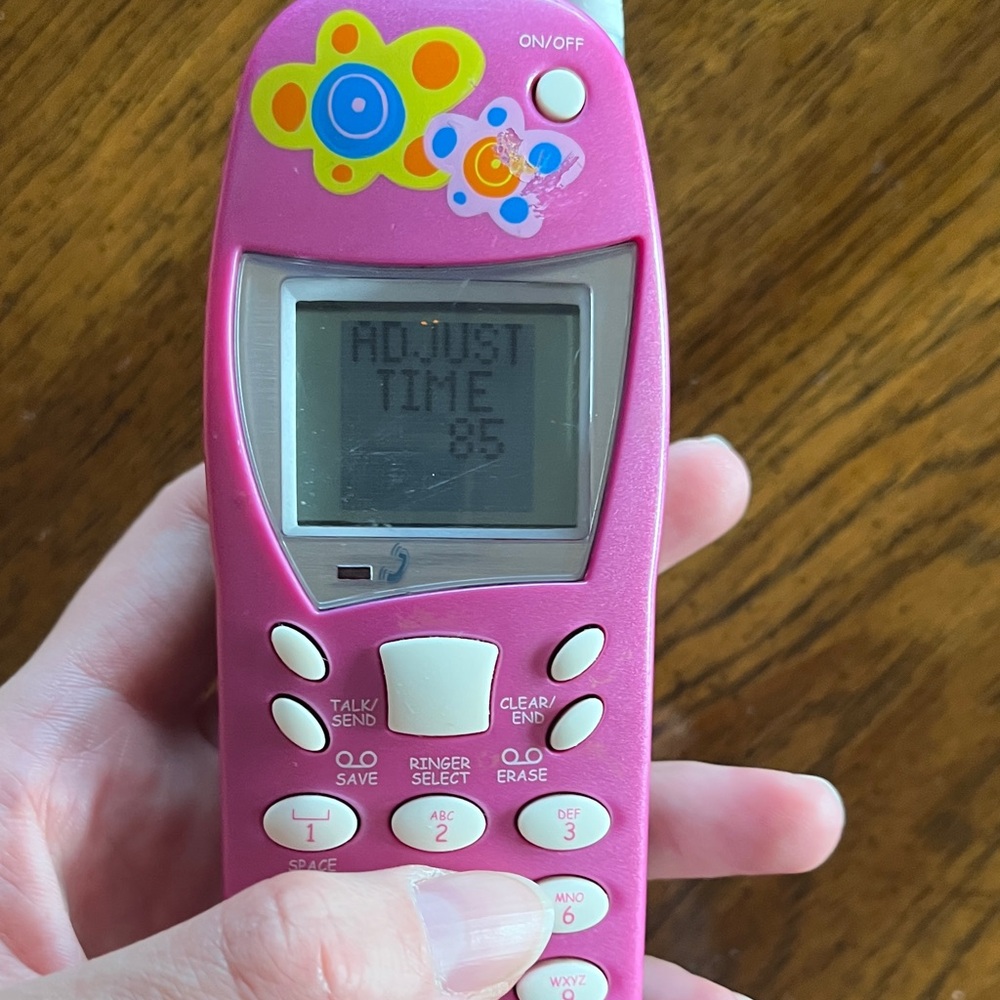 Barbie Pink Floral Toy Phone - Picture 12 of 12